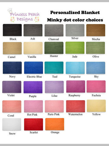Personalized minky blanket, browning logo and a name, mossy oak, you choose the colors.